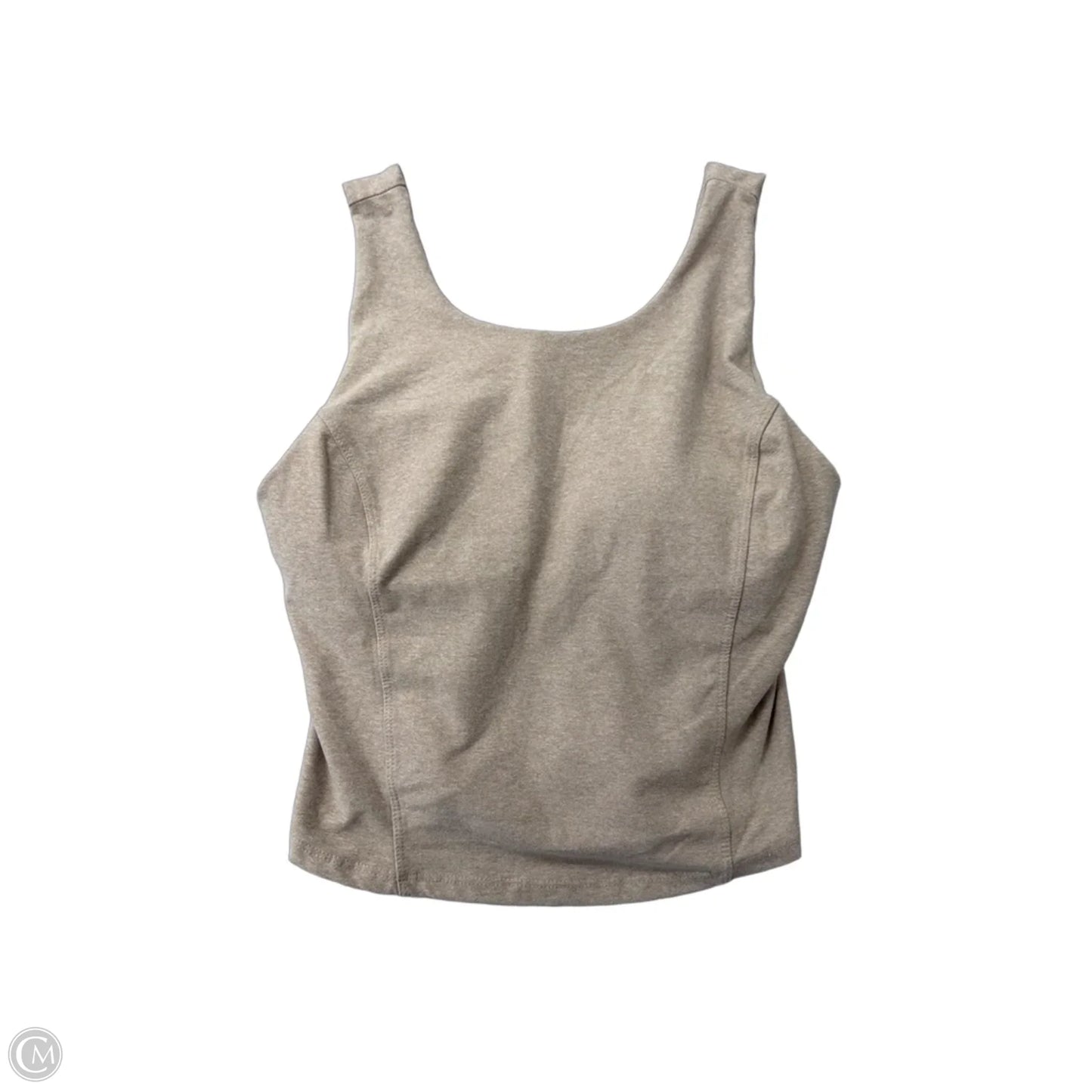 Athletic Tank Top By Danskin In Tan, Size: M