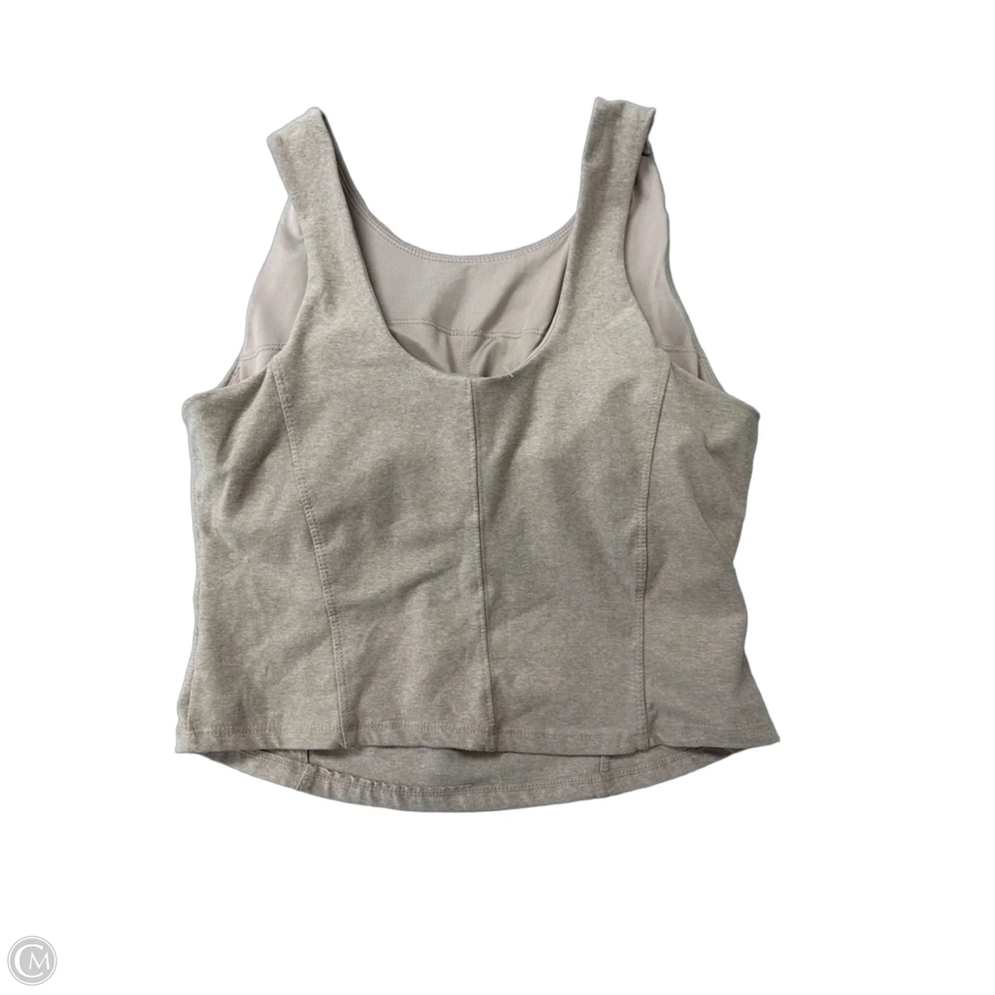 Athletic Tank Top By Danskin In Tan, Size: M