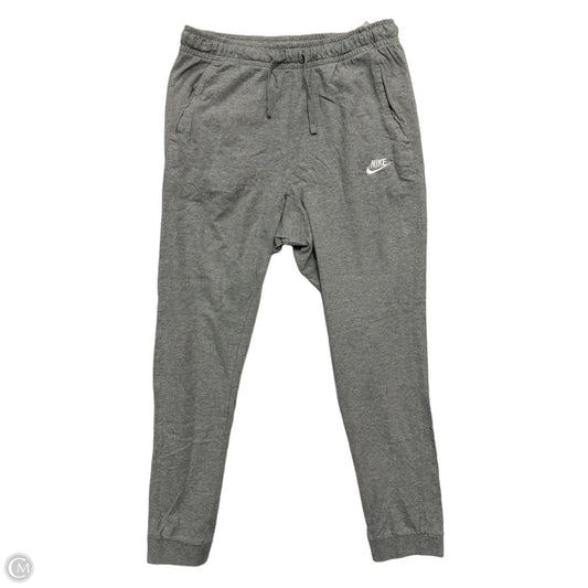Athletic Pants By Nike Apparel In Grey, Size: M