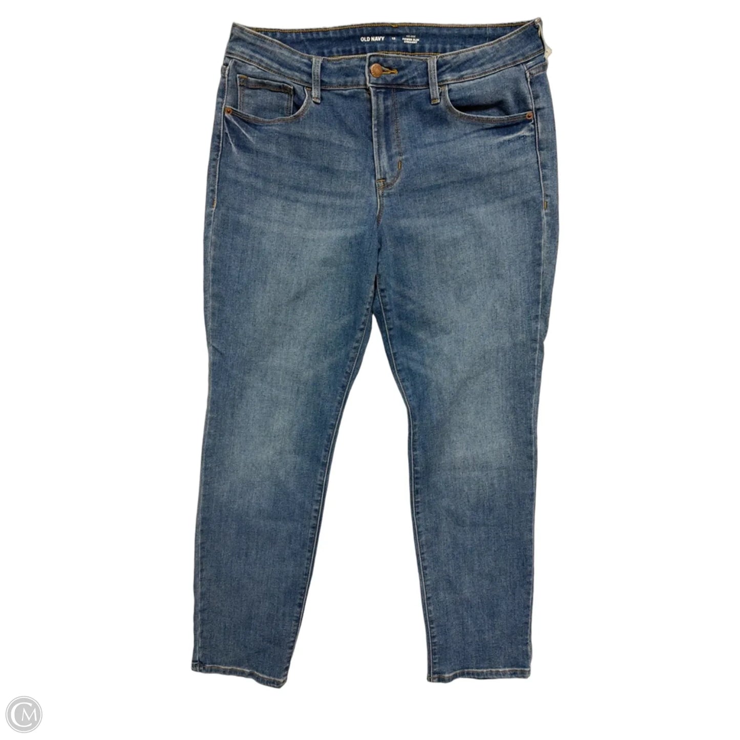 Jeans Straight By Old Navy In Blue Denim, Size: 12