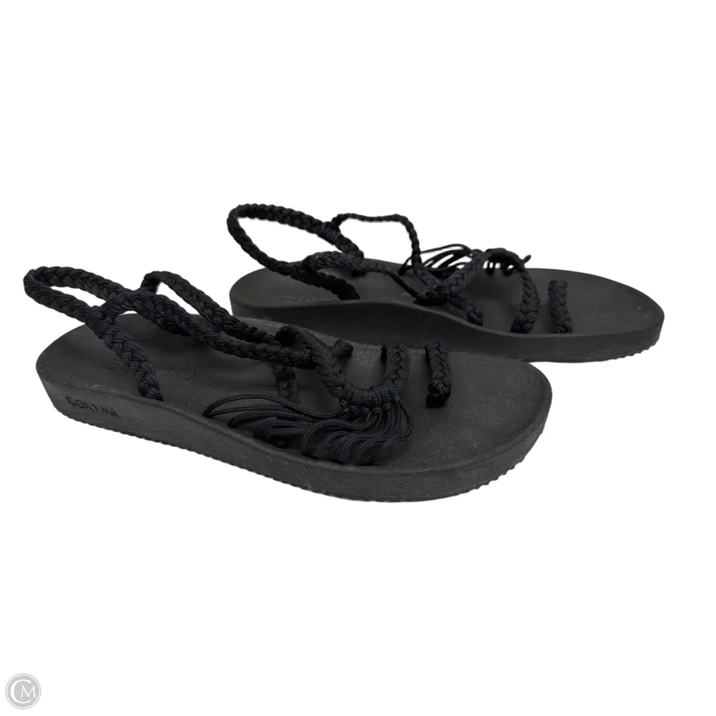 Sandals Flats By Cmb In Black, Size: 12