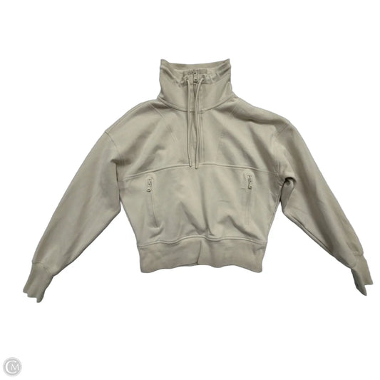 Athletic Sweatshirt Collar By Old Navy In Beige, Size: S