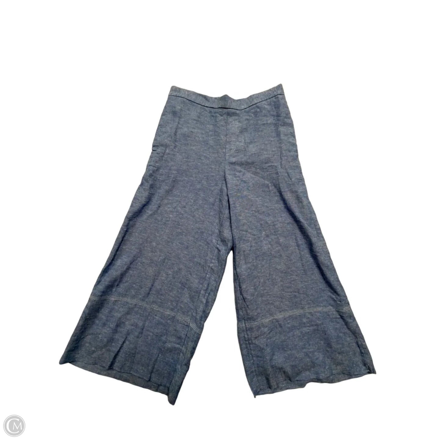 Pants Wide Leg By Banana Republic In Blue, Size: S