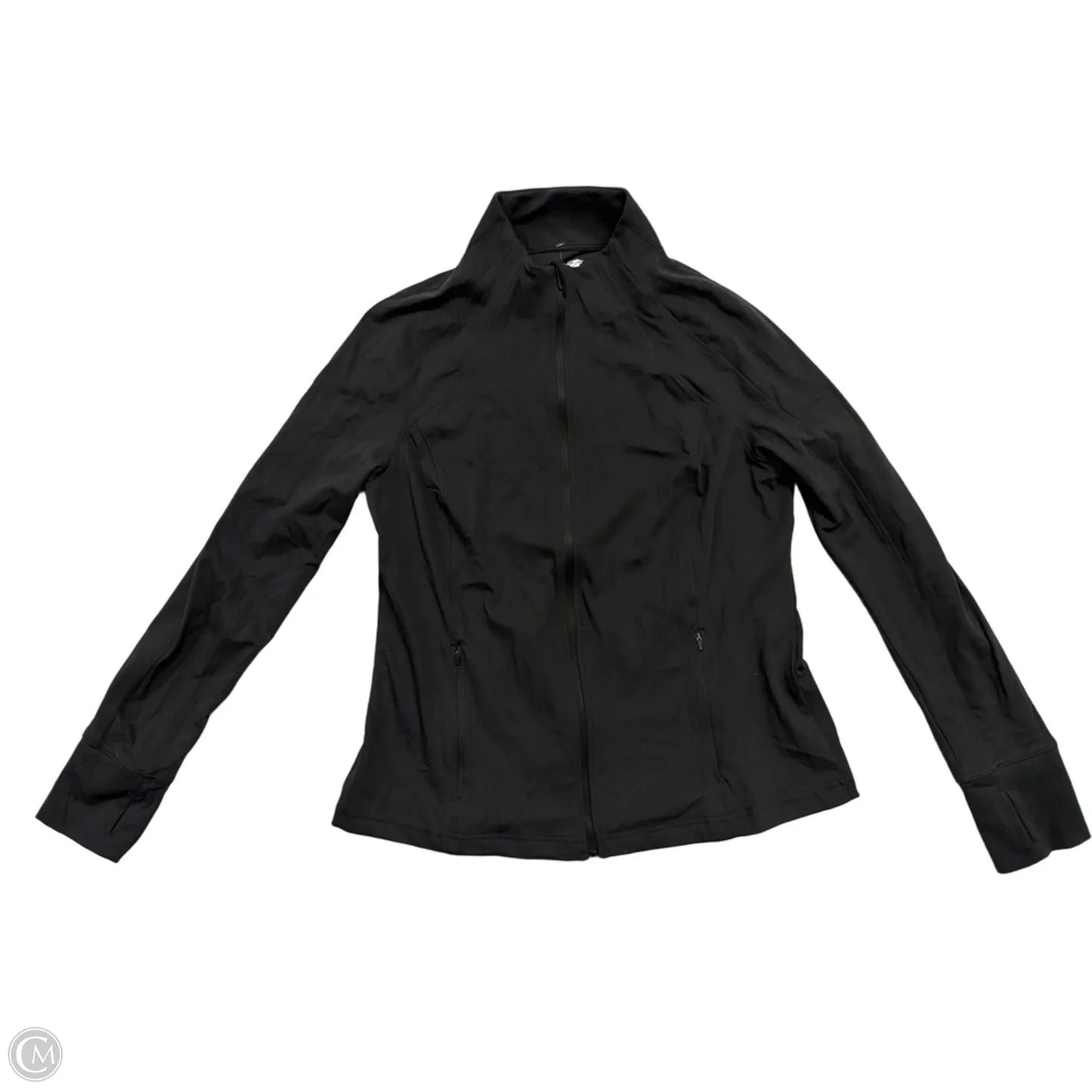 Athletic Jacket By Avia In Black, Size: L