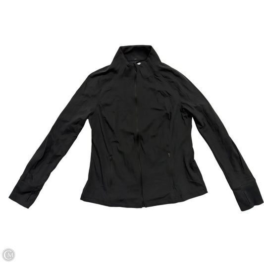 Athletic Jacket By Avia In Black, Size: L