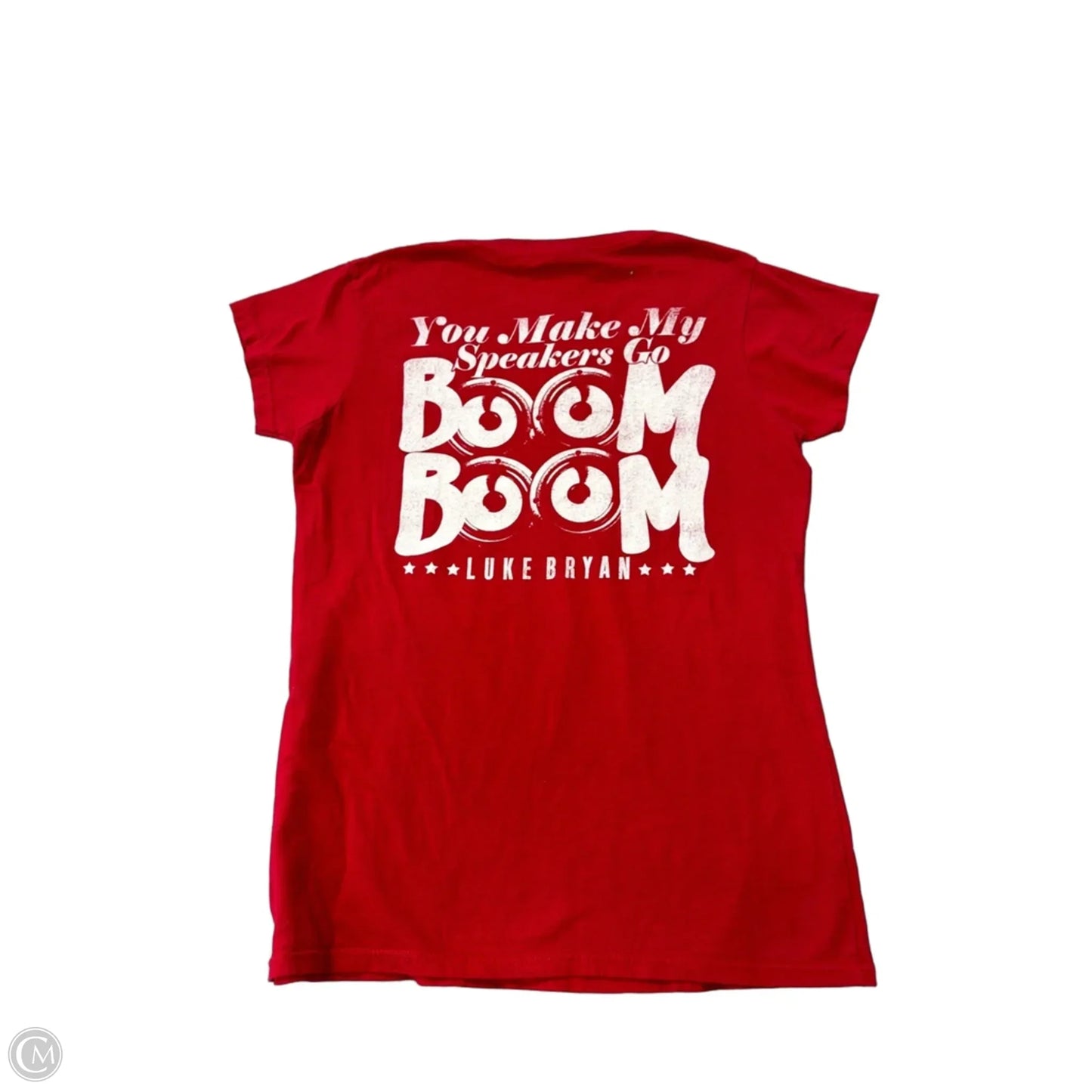 Top Short Sleeve By Gildan In Red, Size: M