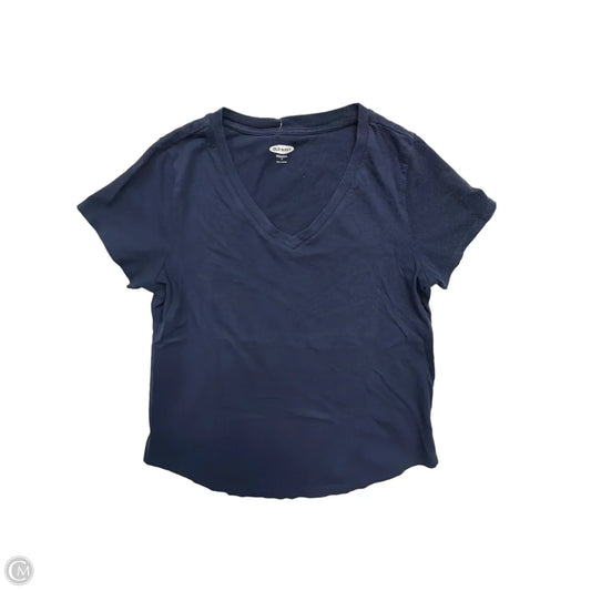 Top Short Sleeve Basic By Old Navy In Blue, Size: S