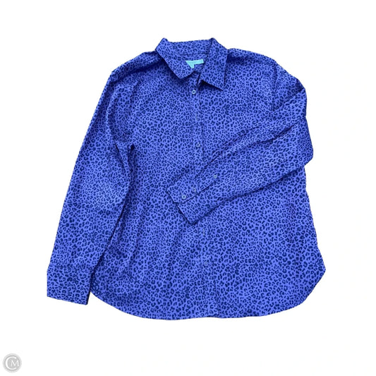 Top Long Sleeve By Chicos In Animal Print, Size: Xl