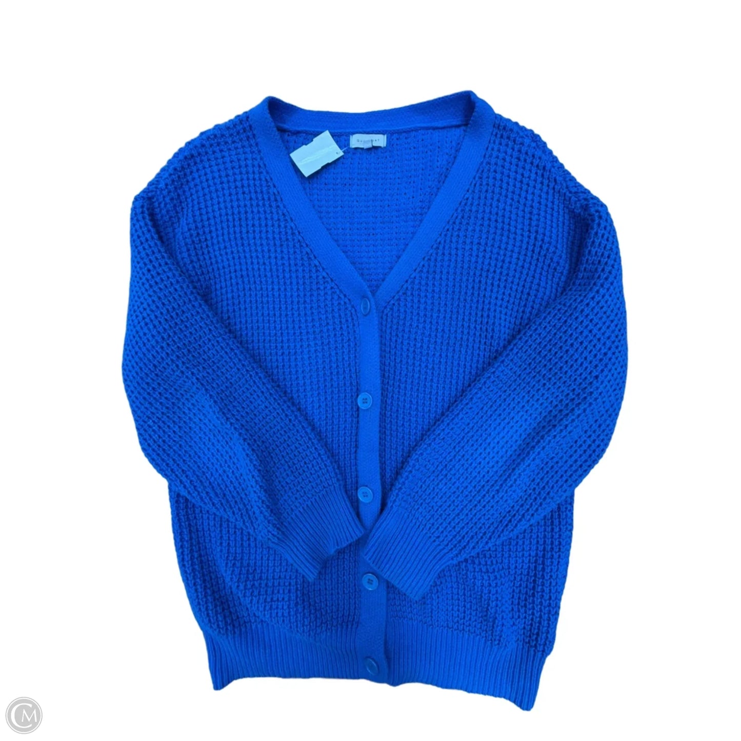 Cardigan By Qualfort In Blue, Size: L