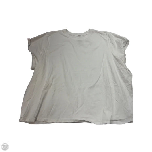 Top Short Sleeve Basic By Torrid In White, Size: 6