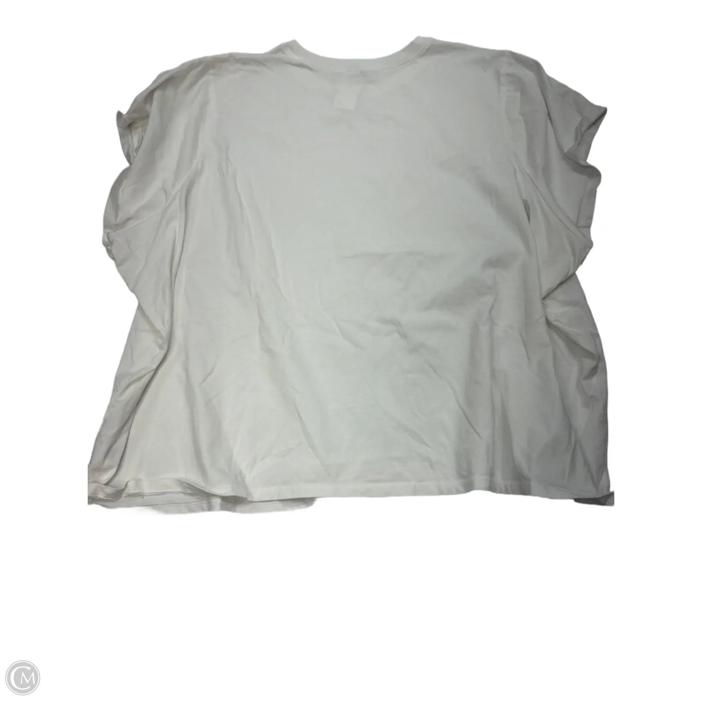 Top Short Sleeve Basic By Torrid In White, Size: 6