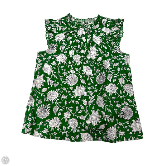 Top Sleeveless By J. Crew In Green, Size: S