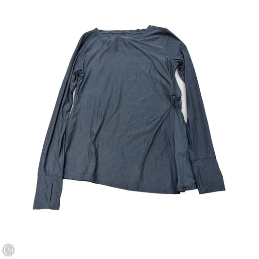 Athletic Top Long Sleeve Crewneck By Old Navy In Blue, Size: S