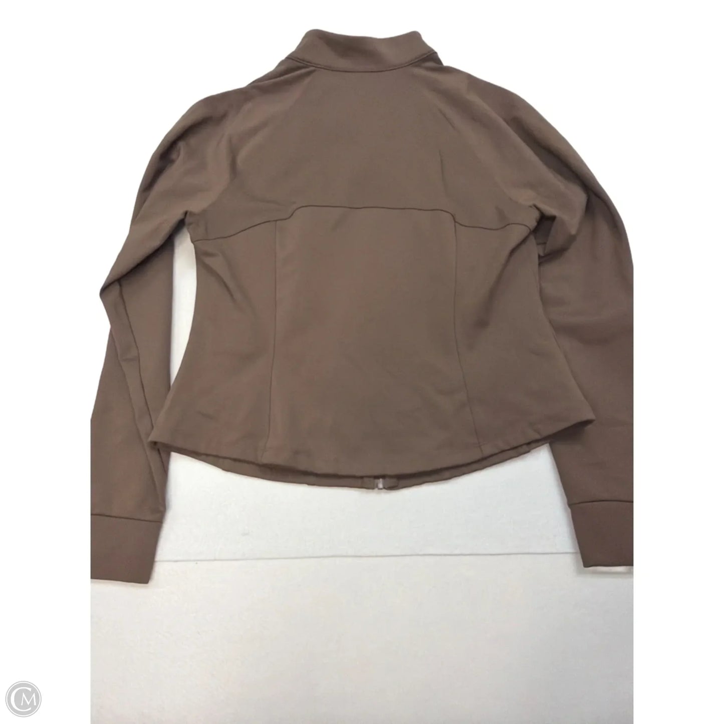 Athletic Jacket By Members Mark In Brown, Size: M