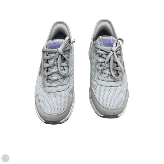 Shoes Athletic By Skechers In Grey, Size: 8