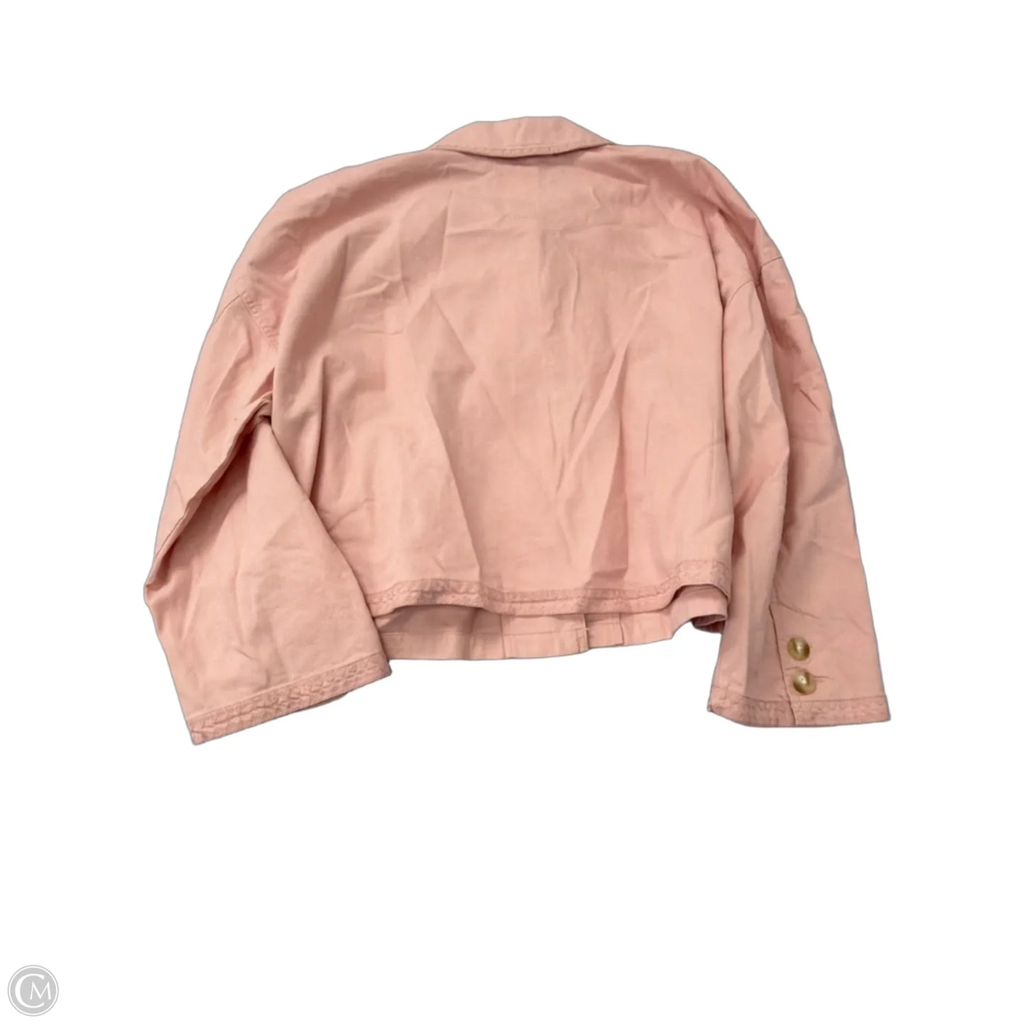 Jacket Shirt By Lc Lauren Conrad In Pink, Size: 1x