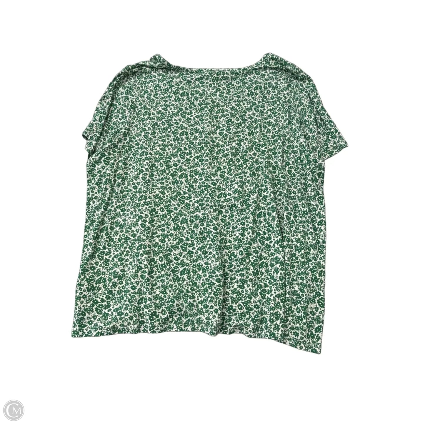 Top Short Sleeve By Old Navy In Floral Print, Size: 1x
