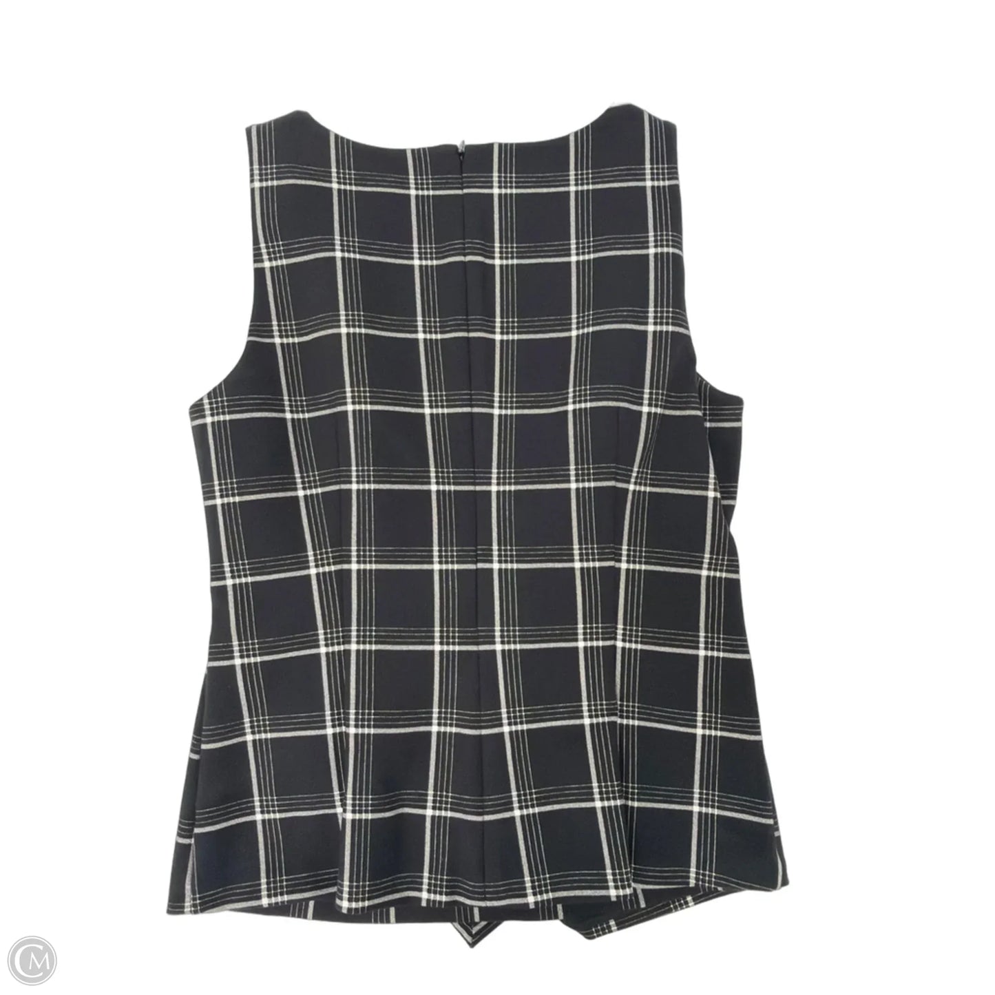 Top Sleeveless By White House Black Market In Black & White, Size: S