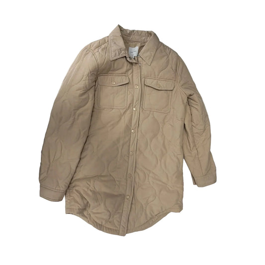 Jacket Puffer & Quilted By Love Tree In Tan, Size: S