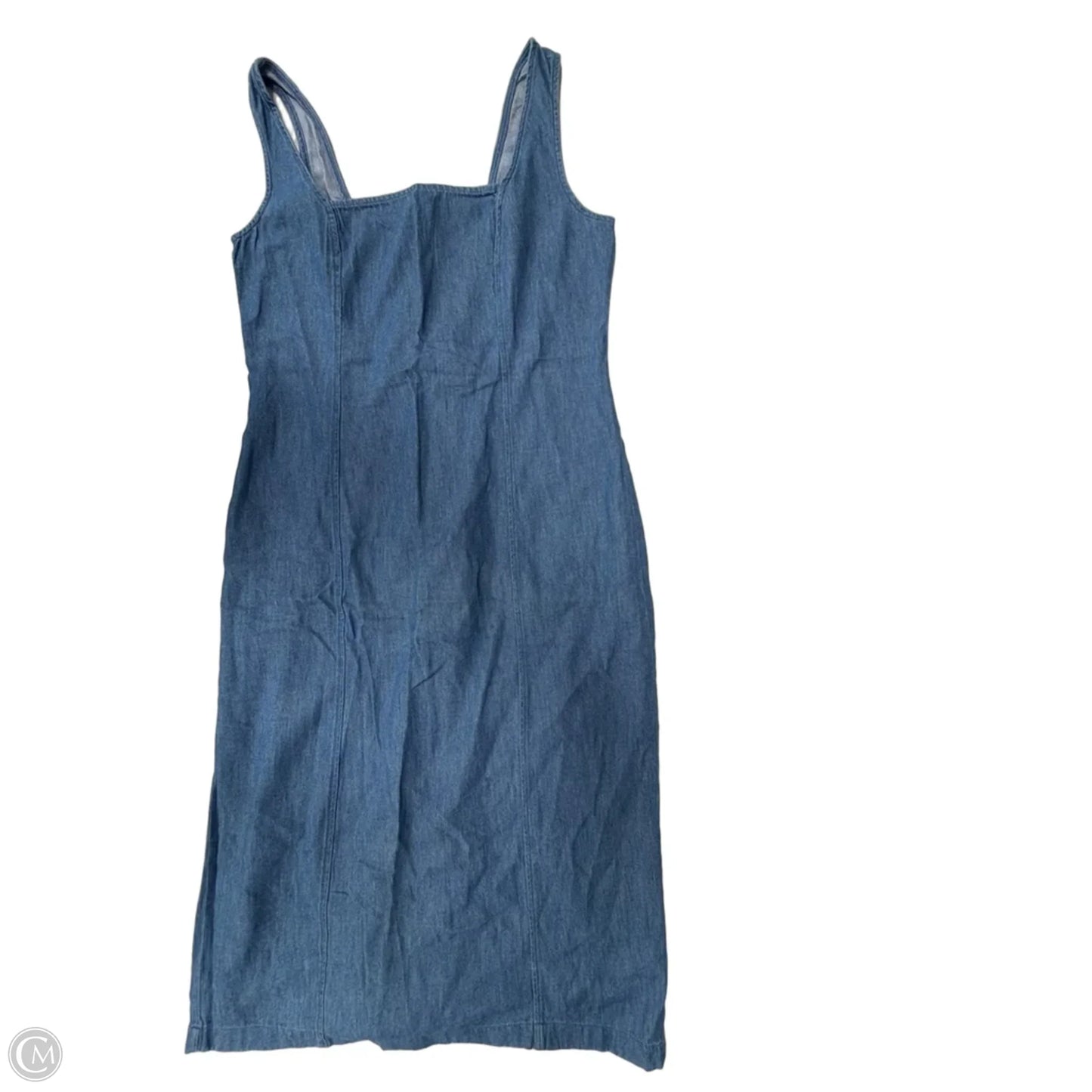 Dress Casual Midi By Old Navy In Blue, Size: L