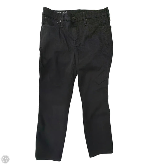 Jeans Straight By J. Crew In Black, Size: 8
