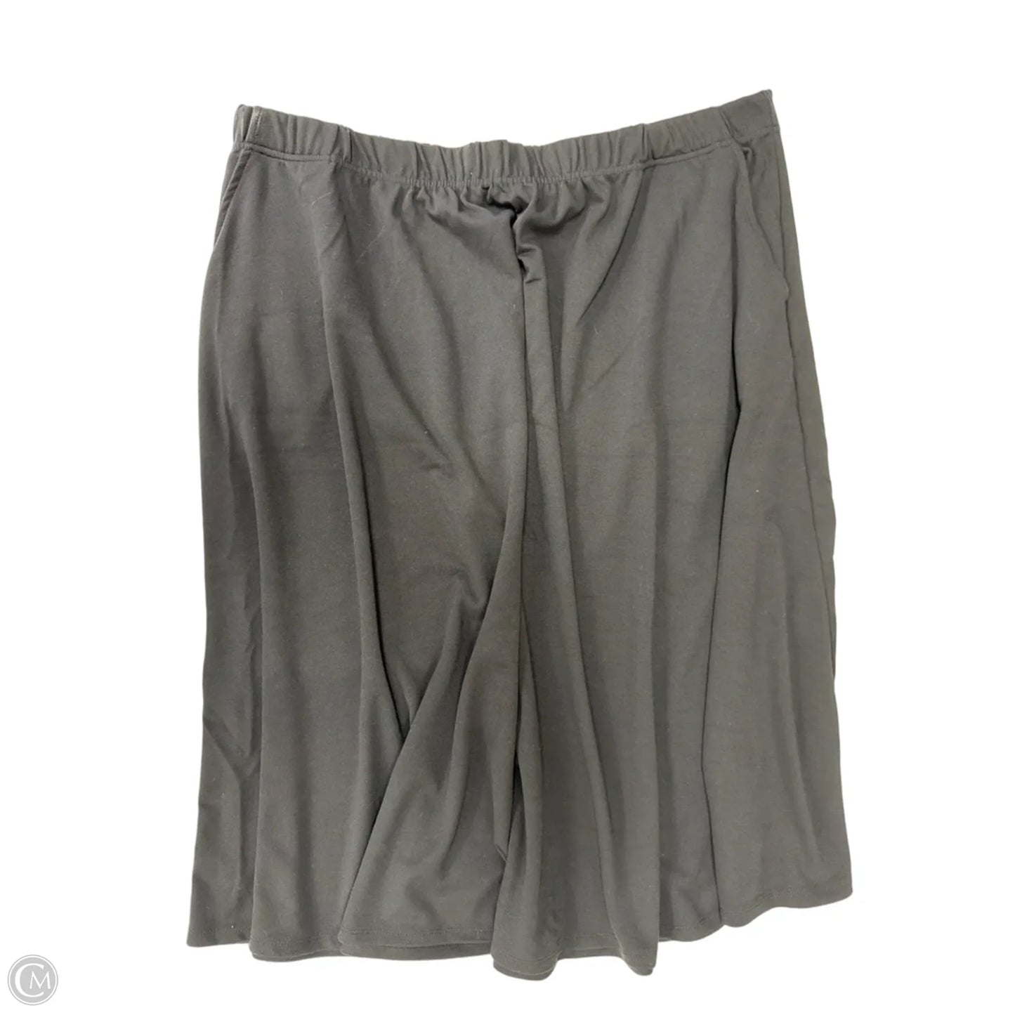 Skirt Midi By Woman Within In Black, Size: 2x