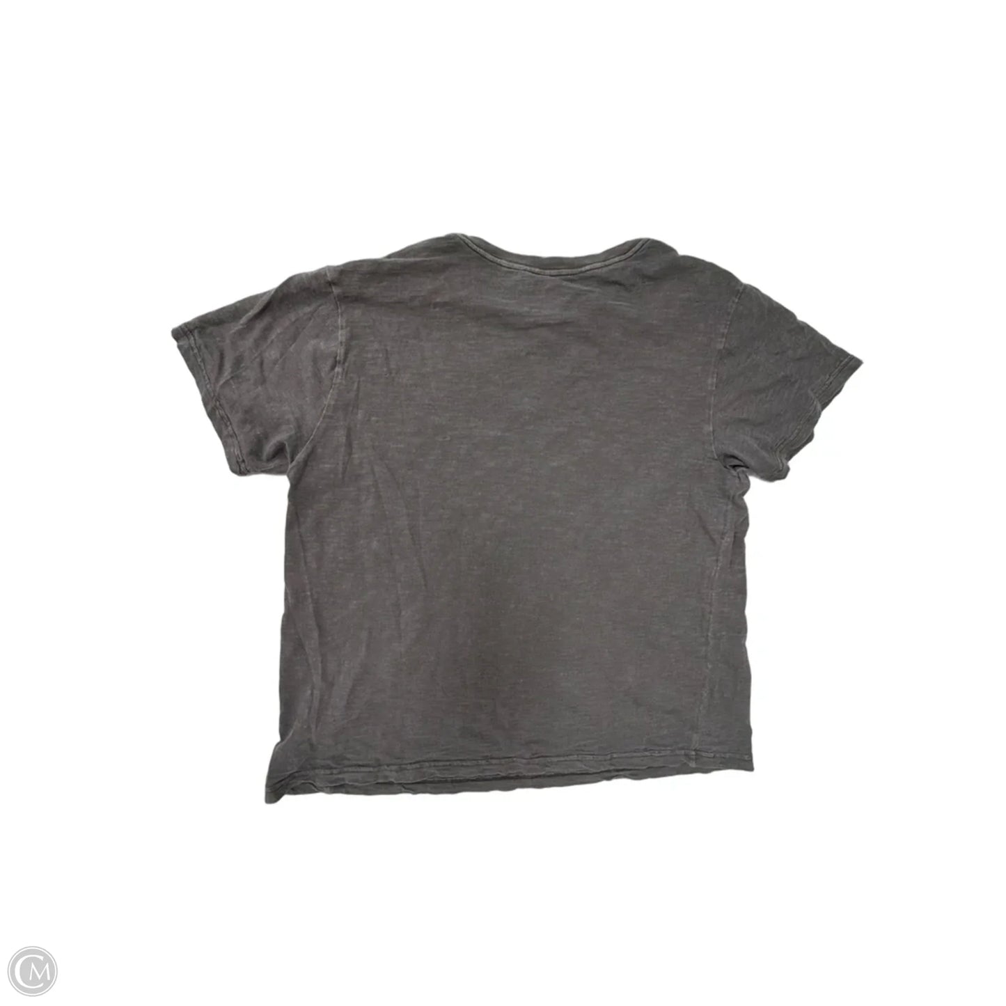 Top Short Sleeve By Lucky Brand In Grey, Size: M