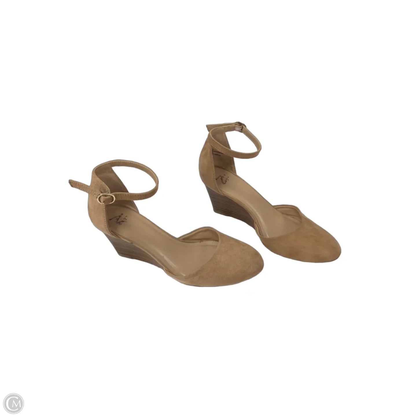 Shoes Heels Wedge By A New Day In Tan, Size: 6.5