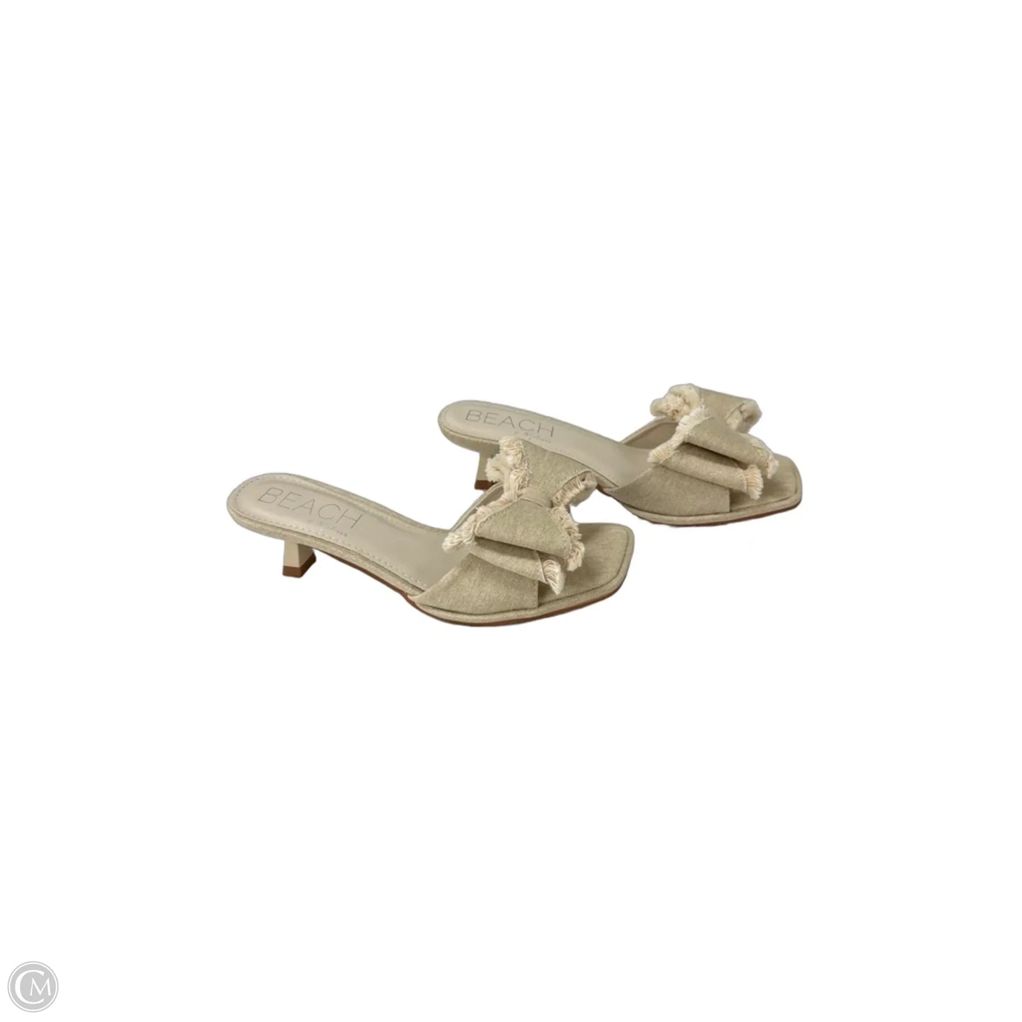 Sandals Heels Kitten By Matisse In Beige, Size: 7