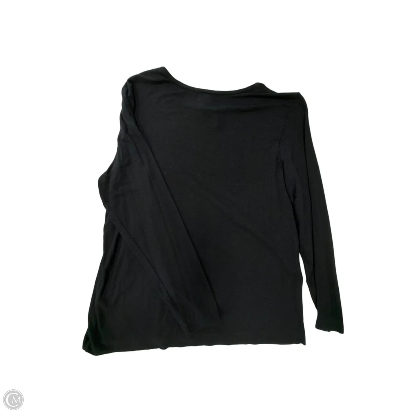 Top Long Sleeve By Chicos In Black, Size: L