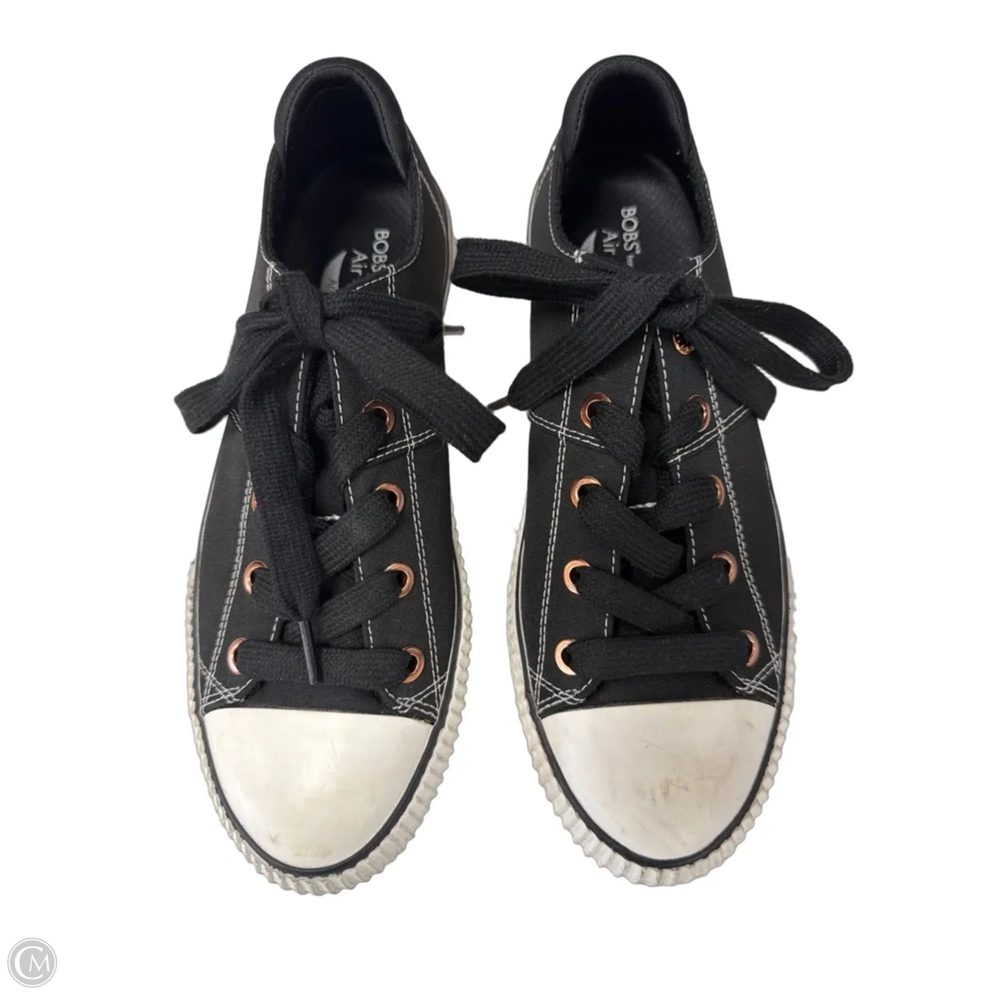 Shoes Sneakers By Bobs In Black & White, Size: 9