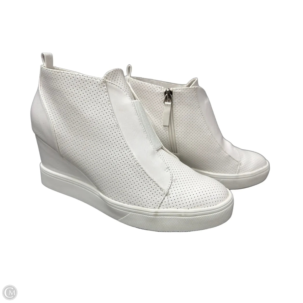 Boots Ankle Heels By Mia In White, Size: 8.5