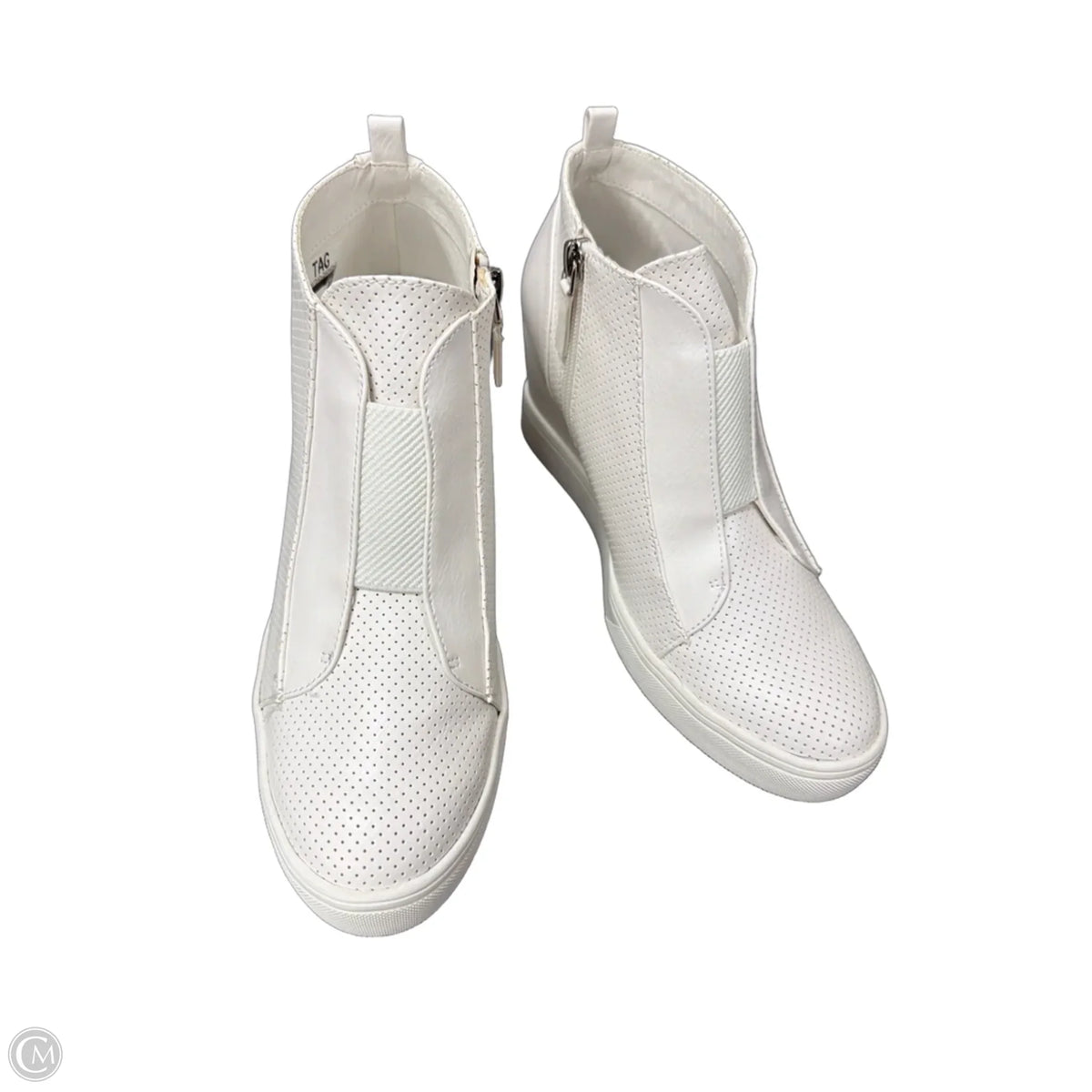Boots Ankle Heels By Mia In White, Size: 8.5