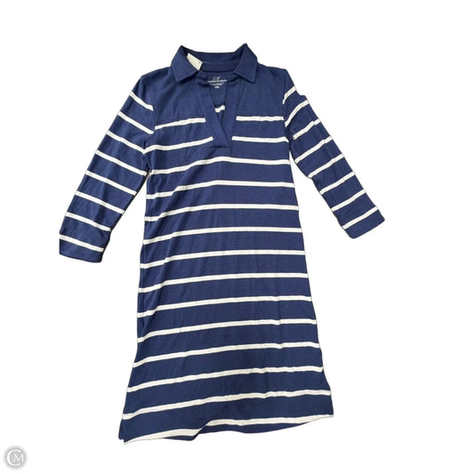 Dress Casual Short By Vineyard Vines In Blue & White, Size: Xxs