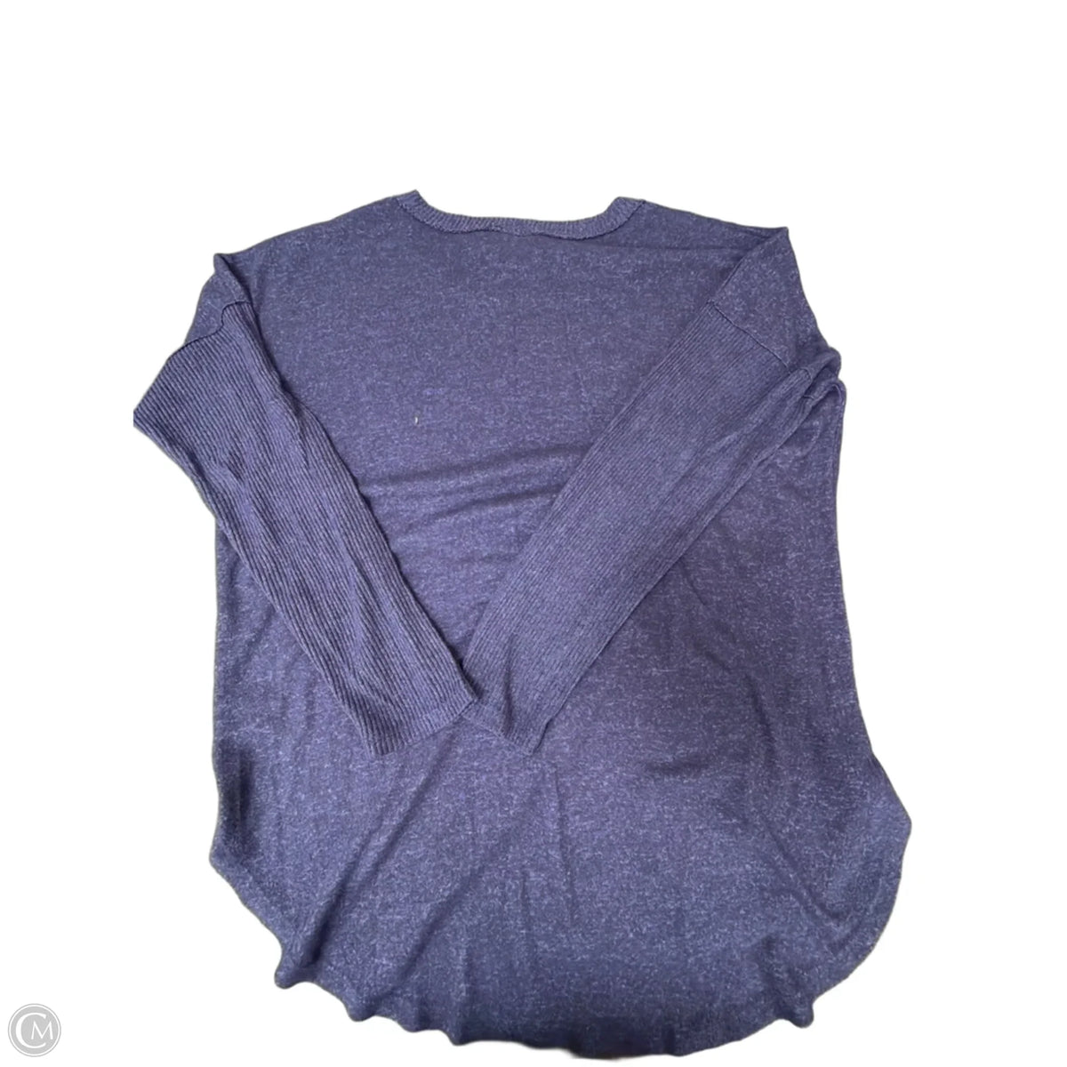 Top Long Sleeve By Bobeau In Blue, Size: Xl