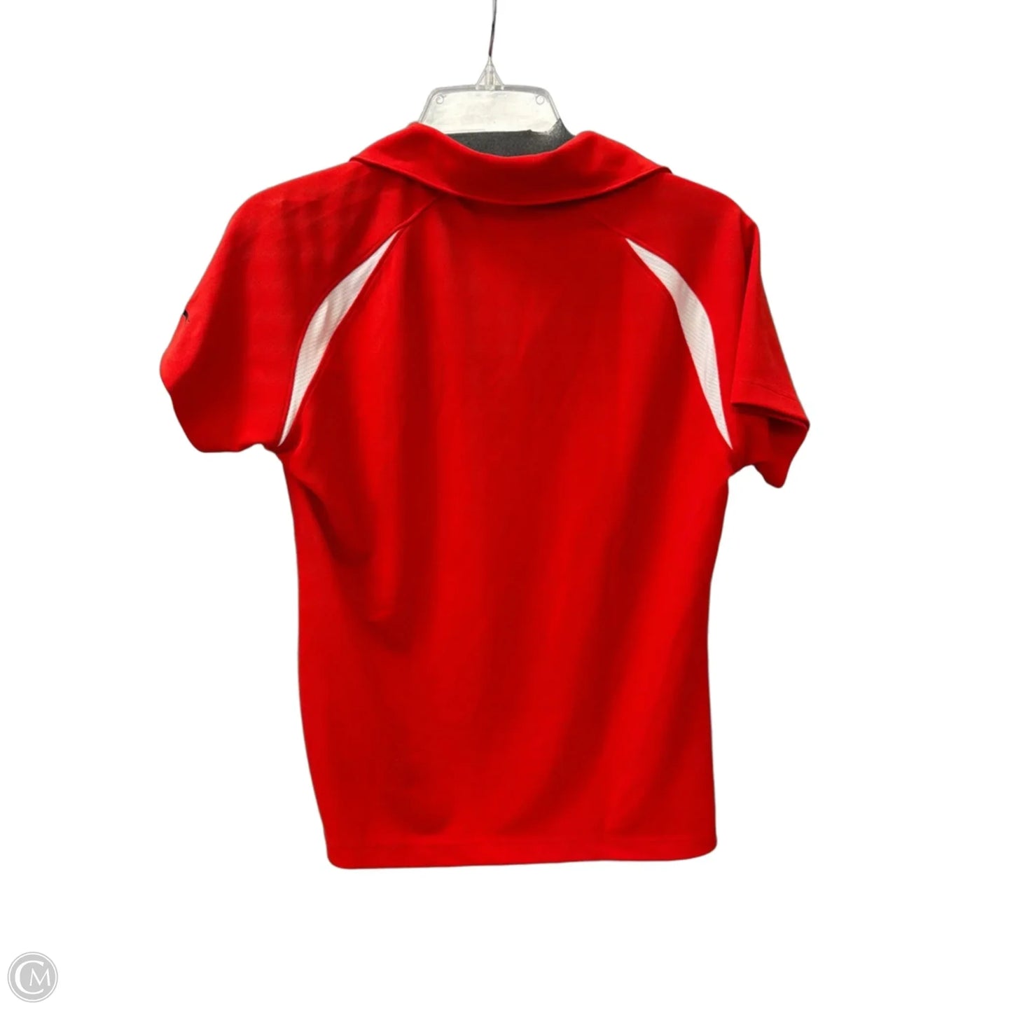 Athletic Top Short Sleeve By Slazenger In Red, Size: L