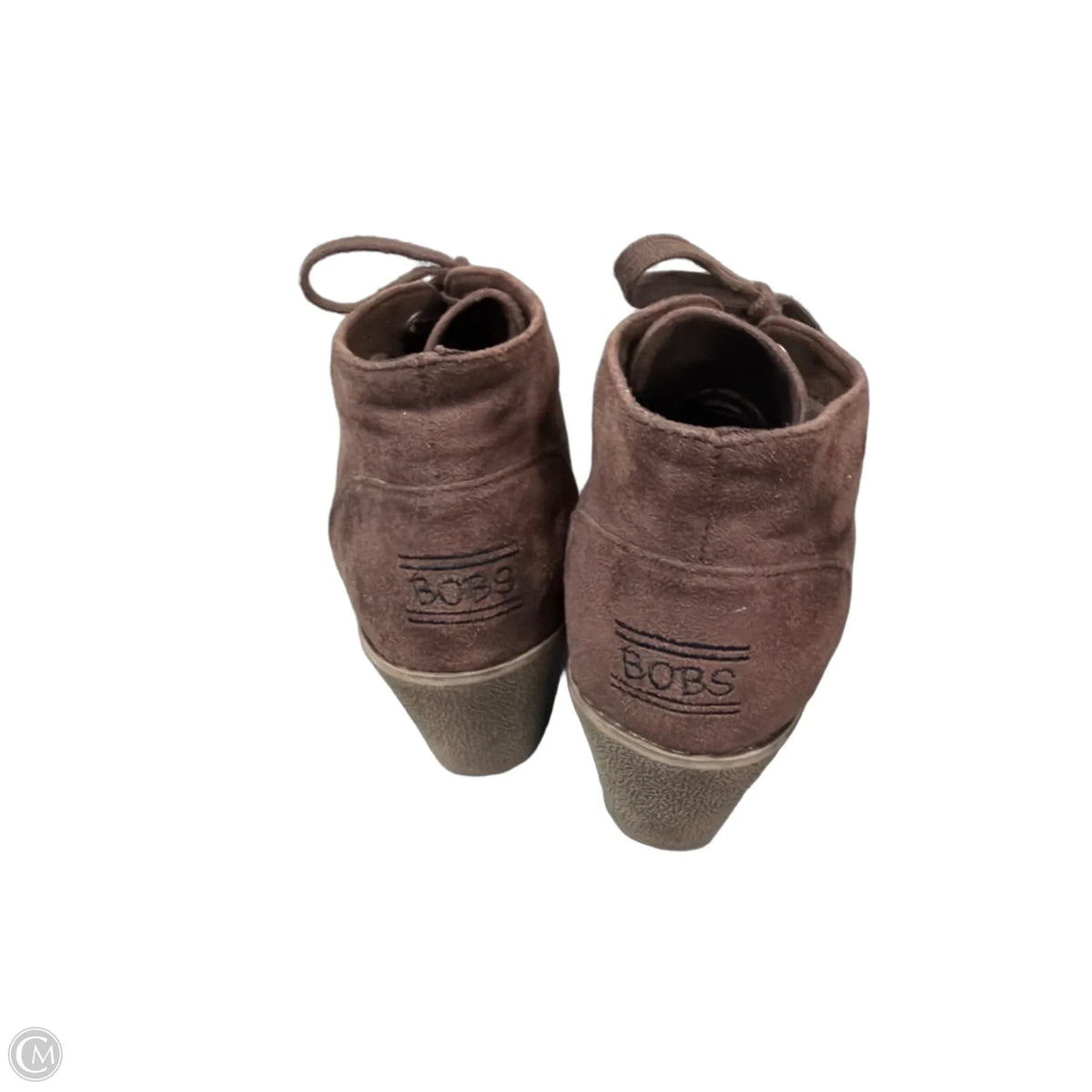 Boots Ankle Heels By Bobs In Brown, Size: 7