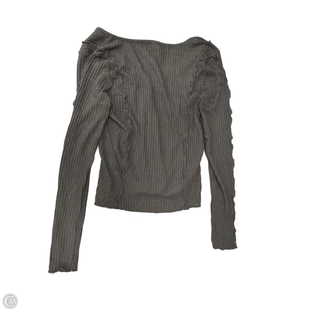 Top Long Sleeve By Mng In Brown, Size: S
