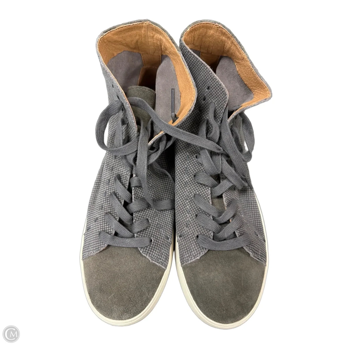 Shoes Designer By Frye In Grey, Size: 7.5