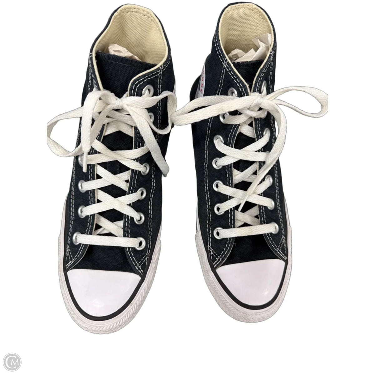 Shoes Sneakers By Converse In Black & White, Size: 8