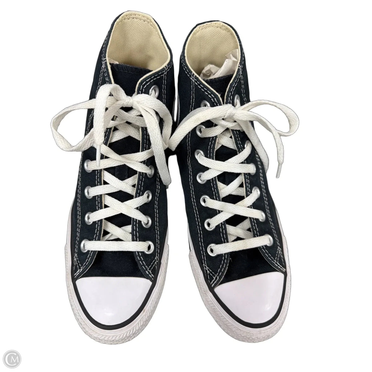 Shoes Sneakers By Converse In Black & White, Size: 8