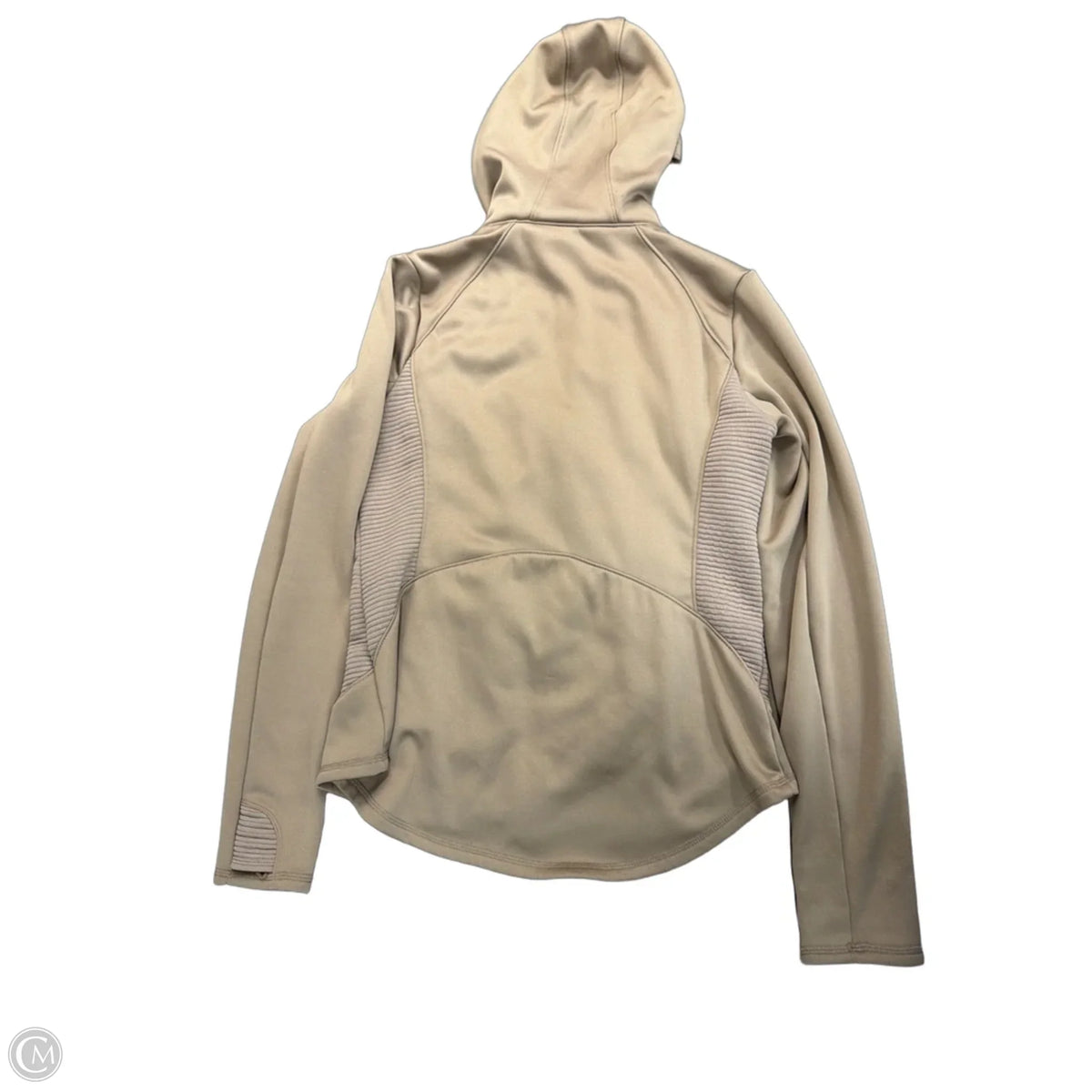 Athletic Jacket By Tek Gear In Tan, Size: M
