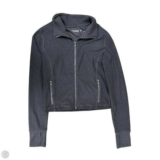 Athletic Jacket By Abercrombie And Fitch In Black, Size: S