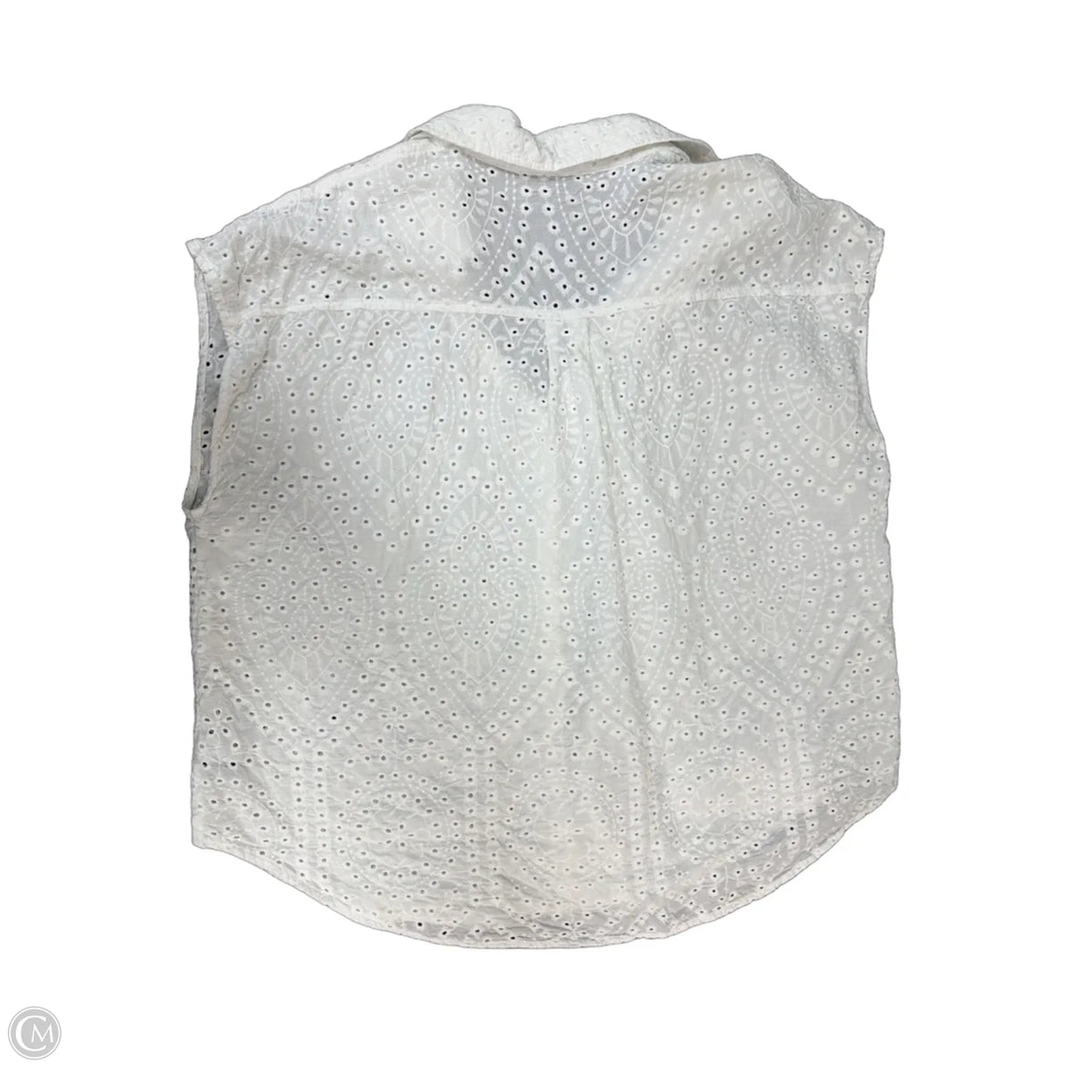 Top Sleeveless By Torrid In White, Size: 1x