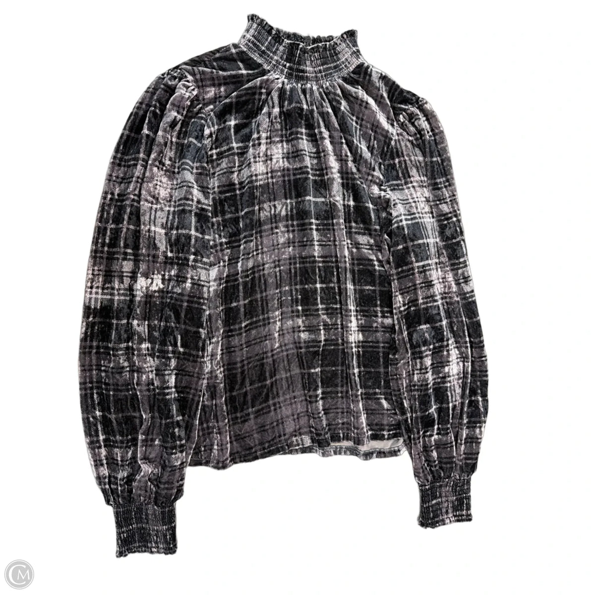 Top Long Sleeve By Everlane In Grey, Size: L