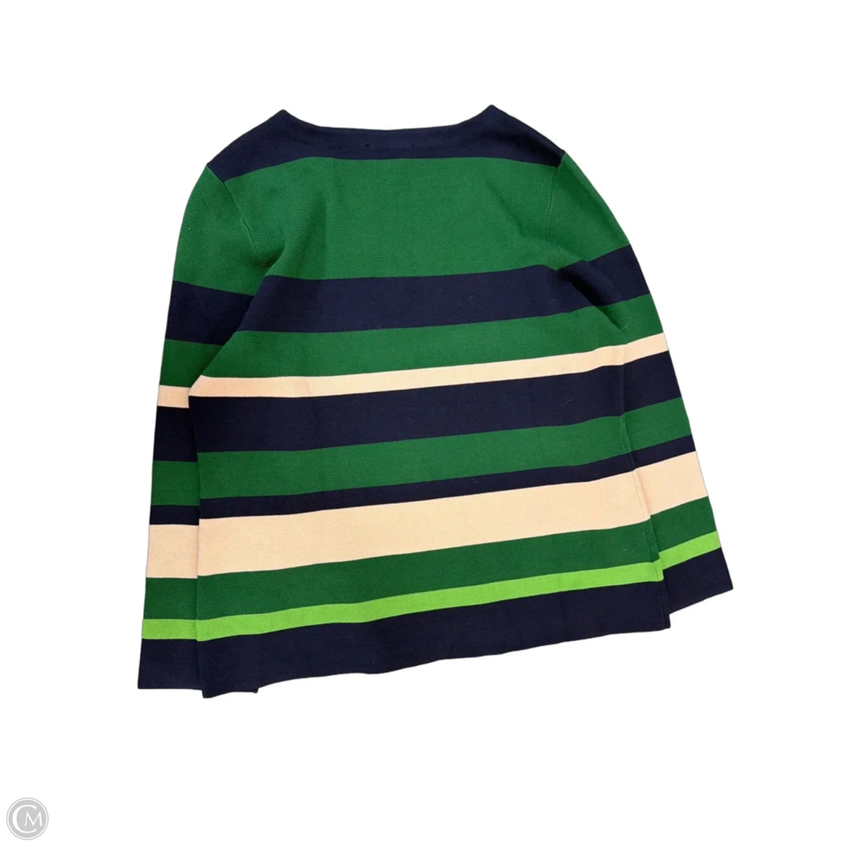 Top Long Sleeve By Ann Taylor In Striped Pattern, Size: L