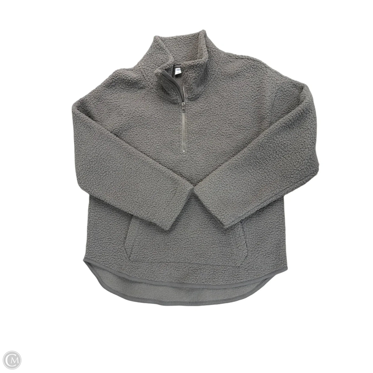 Sweatshirt Collar By Old Navy In Grey, Size: L