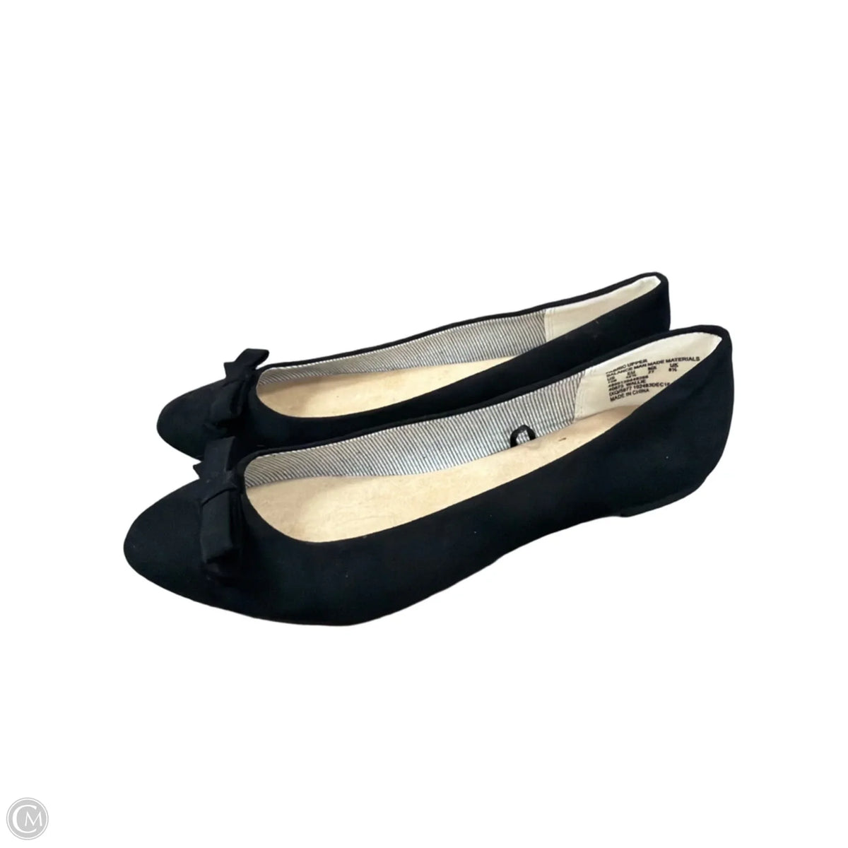 Shoes Flats By Basic Editions In Black, Size: 10