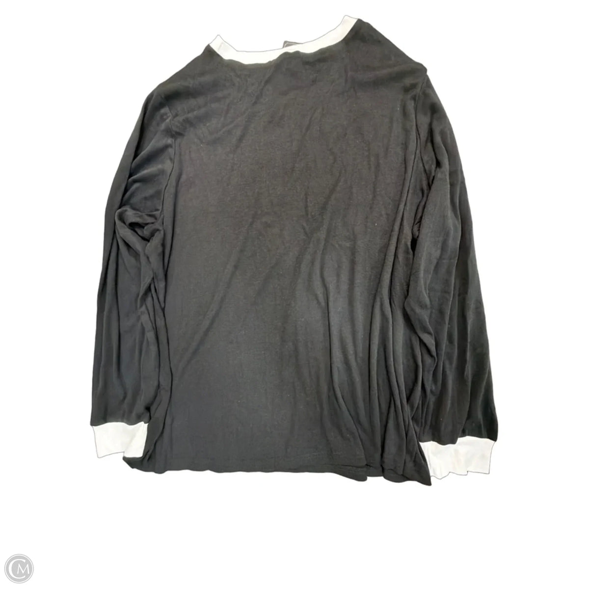 Top Long Sleeve Basic By Fantaslook In Black, Size: 2x