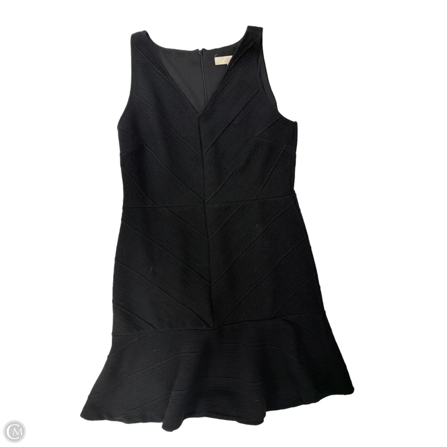 Dress Work By Loft In Black, Size: L